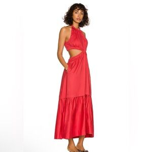 A.L.C. Moroccan spice halter Neck Whitney midi dress  size 4 SKU. 11326605